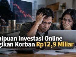 Penipuan Investasi Online Rugikan Korban Rp12,9 Miliar